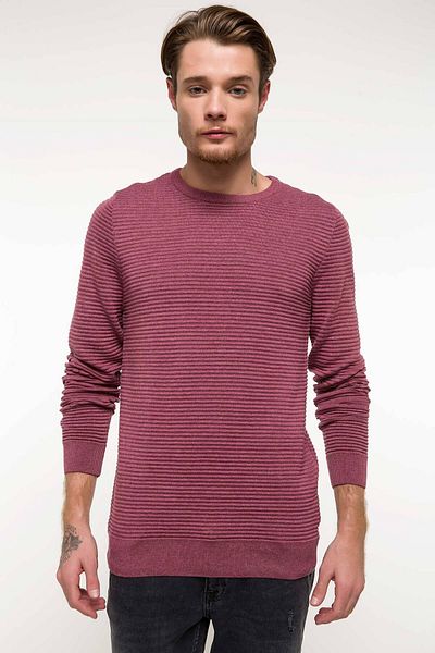 DeFacto Pulover pentru bărbați cu gât crew I2526AZ.18WN.BR386