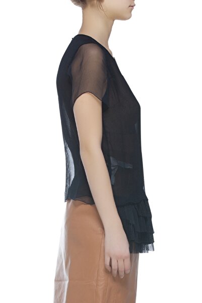 Stefanel Kadın Siyah Bluz