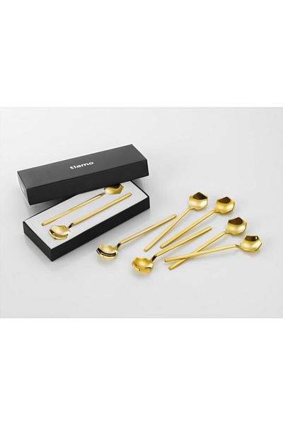 Tiamo Set of 12 Gold Teaspoons