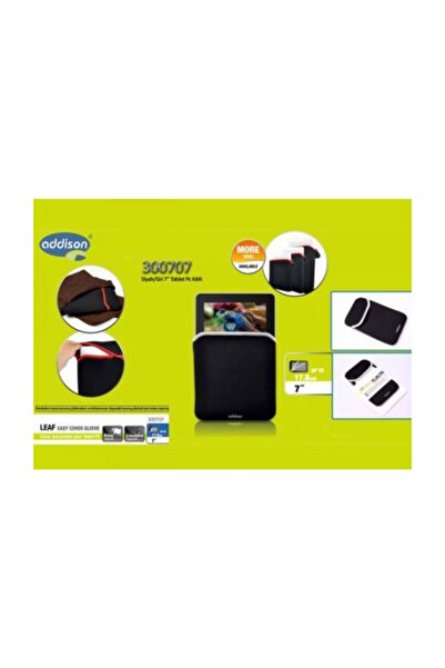ADDISON Addison 300707 Siyah/Gri 7" Tablet Pc Kılıfı