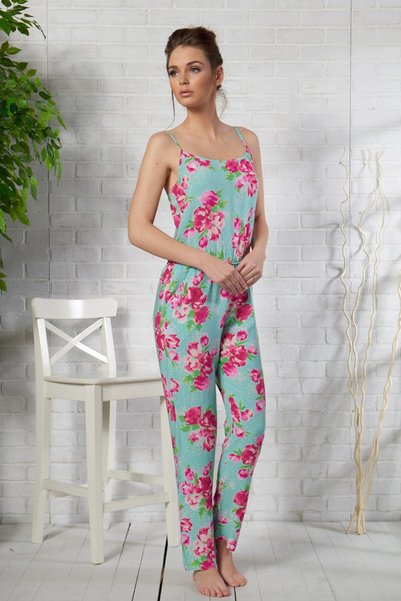 GİZZEY Fuchsia Women's Jumpsuit 6906