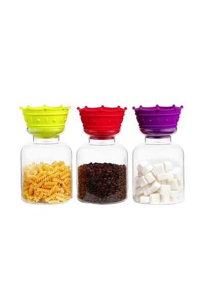 Cemile 3'Lü Kavanoz Seti 1000 Ml 1Bda-803663