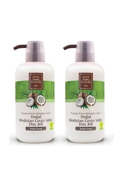 Eyüp Sabri Tuncer Shower Gel with Coconut Milk 600 ml x 2 Pieces