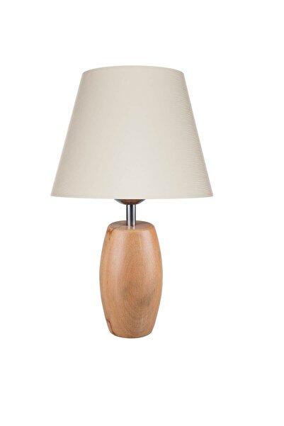 Modelight Top Abajur Kayın Ayak / Krem Şapka Mng.2866