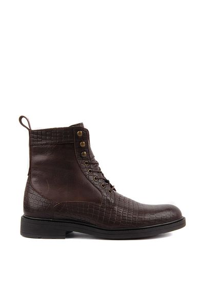 SailLakers Genuine Leather Brown Men's Boots 102-3246-121 - R2