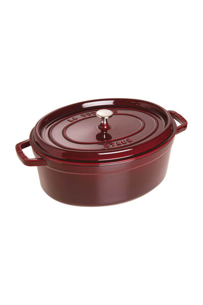 STAUB وعاء صب 33 سم أحمر كلاريت 40509-692-0