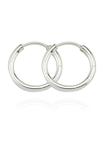 Glorria Kadın Gümüş 1 cm Halka Küpe ES0026