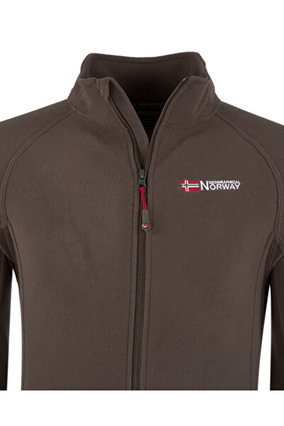 Norway Geographical Ανδρικό φούτερ καφέ φλις TUG