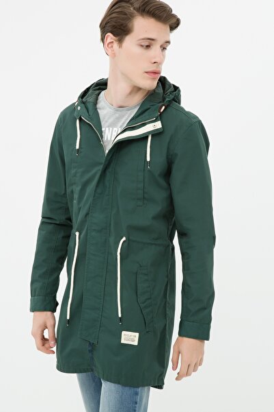 Koton Palton verde pentru bărbați 6YAM01011OW