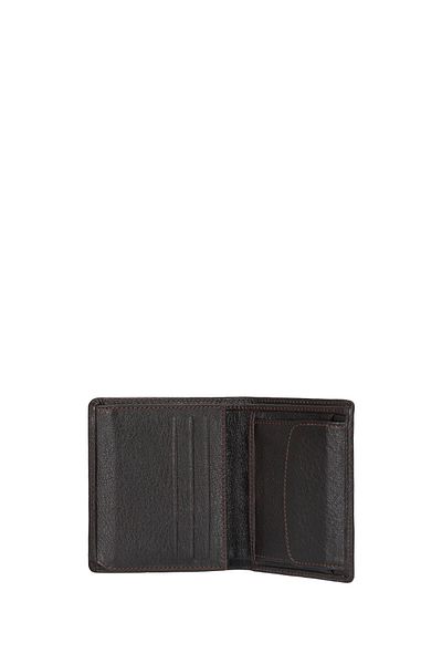 CENGİZ PAKEL Кафяв мъжки портфейл от естествена кожа 13659