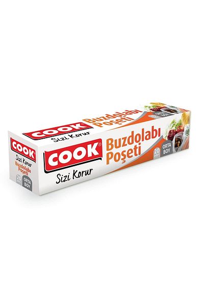 COOK Refrigerator Bag 24 cmx38 cm 20 pcs