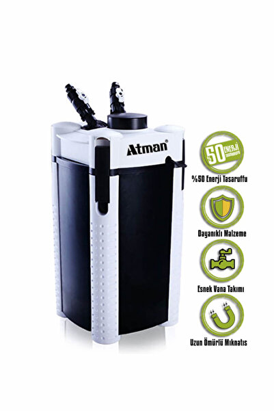 Atman 3336S Pompalı Dış Filtre