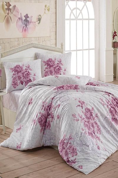 Kristal By Taç Σετ Παπλωματοθήκη Henna Plum - 2687821101409