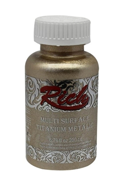 Rich Multi Surface Titanium Metalic Akrilik Boya 200cc N:2526