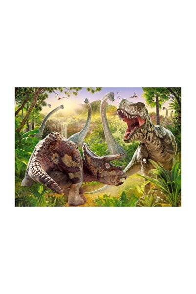 Castorland 180 Parça Dinazorların Savaşı Çocuk Puzzle /