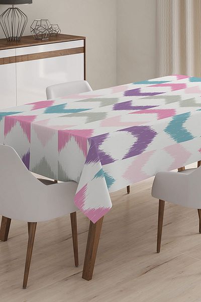 Realhomes Custom Design 3D Digital Printed Tablecloth - 120 x 140 cm