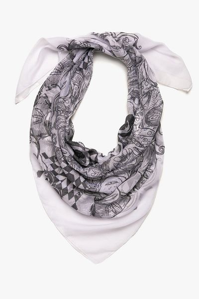 Koton Weißer Schal für Damen 6YAL59100AA