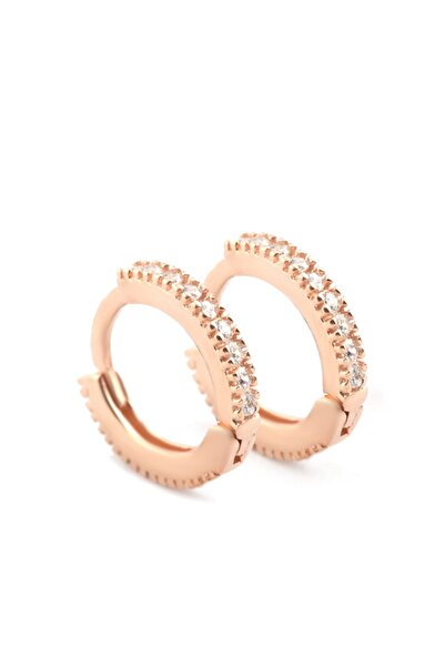 Welch Kadın Taşlı Halka Gümüş Küpe WKP290