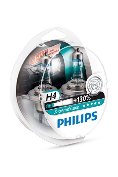 Philips X-Treme Vision H4 Otomobil Far Ampulü (12342XV+S2) +%130 FAZLA IŞIK (...