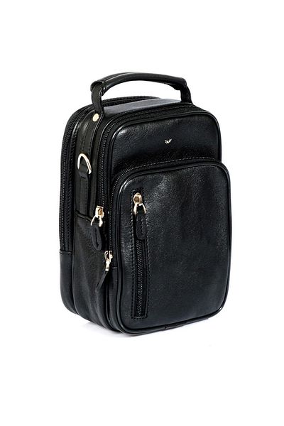 Tergan Мъжко портфолио от естествена кожа, черно, S1PC00002192