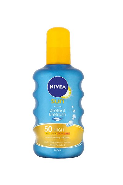NIVEA Слънцезащитен спрей със сухо усещане, Spf 50, 200 мл