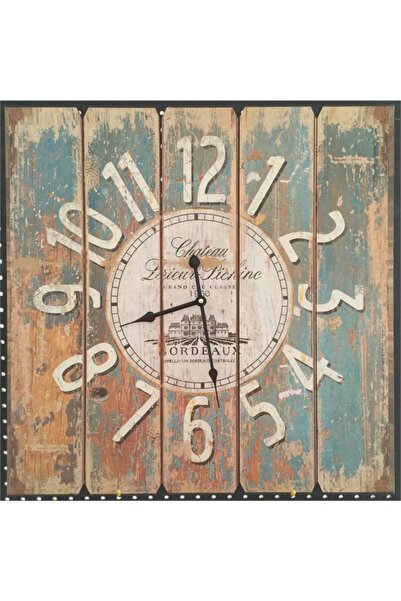 Markakanvas Kare Duvar Saati MKSaat (109)