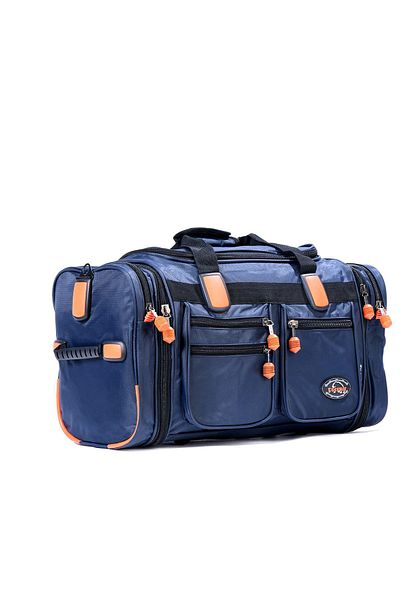 ÇÇS Ανδρική τσάντα αθλητικών και ταξιδιού Navy Blue/Orange Ccs30052 Navy Orange