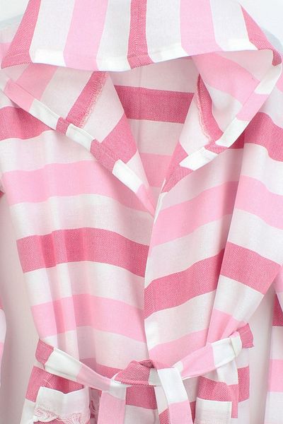 Bedinn Μπουρνούζι Peshtemal Rainbow Pink-White