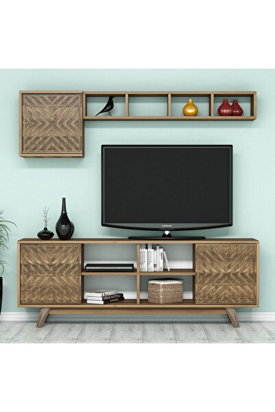 Variant Mobilya İnci Tv Ünitesi - Ceviz/Ceviz