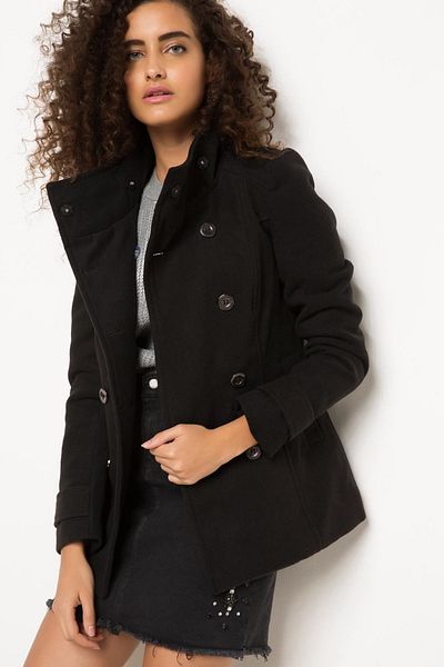 DeFacto Women's Cashmere Coat H1036AZ.17WN.BK27