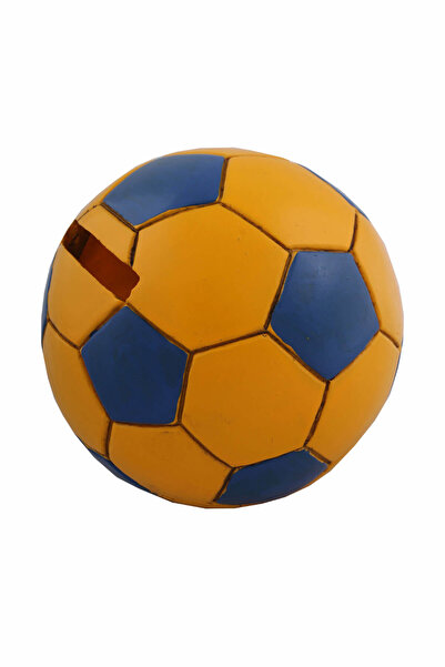 Gift Cloud Sarı Lacivert Futbol Topu Figürlü Kumbara 125WD99089FB