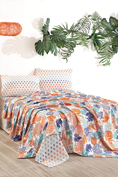 Marie Claire Çift Kişilik Pike-Coral Multı