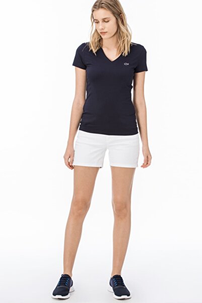 Lacoste Women's White Shorts Gf0902