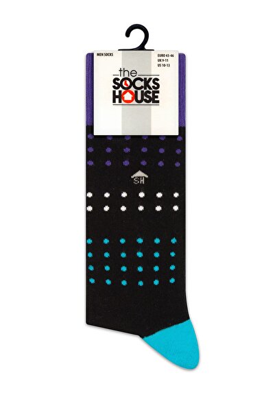 The Socks House جوارب منقوشة باللون الأسود للرجال