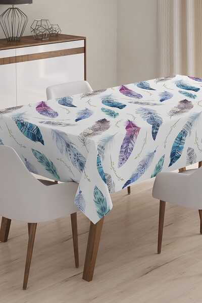 Realhomes مفرش طاولة مطبوع رقمي ثلاثي الأبعاد بتصميم مخصص - 140 × 220 سم