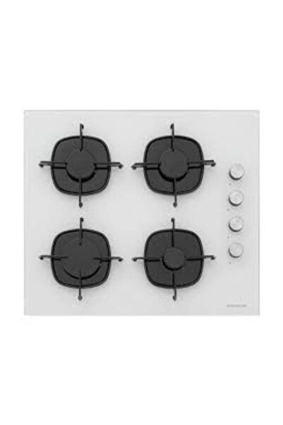 Silverline CS5335W01 4 Gözü Gazlı Beyaz Cam Ankastre Ocak