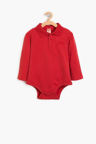 Koton Claret Red Baby Boy Jumpsuit