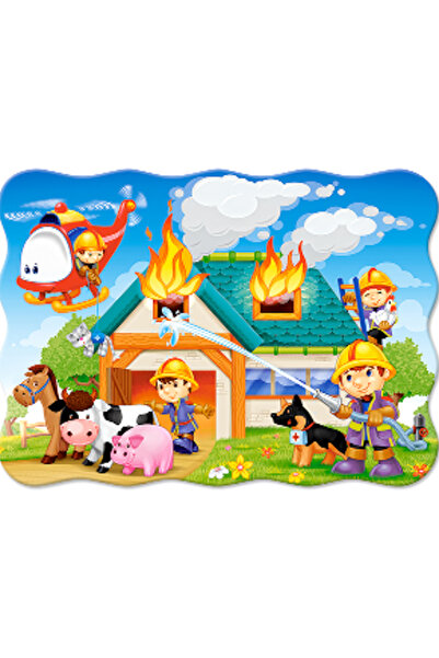 Castorland Pompieri în acțiune Puzzle 30 de piese /