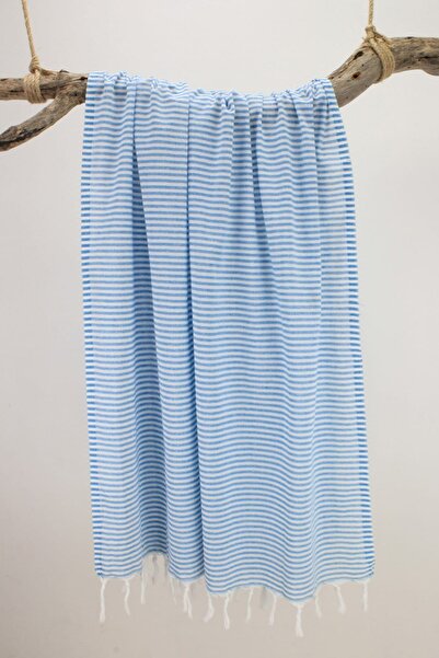 Bedinn Пештемаль Сарайлі з тонкою смужкою, бірюзовий Pst300