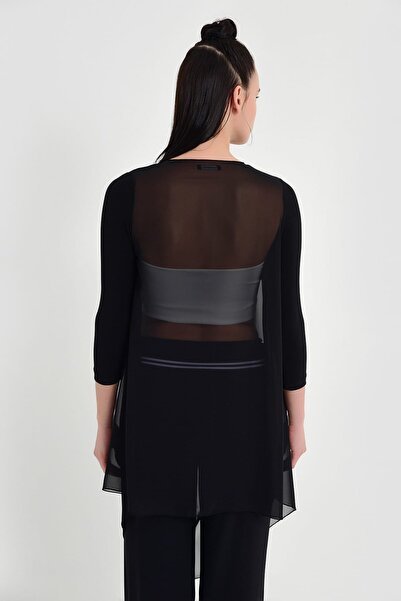 Laranor Kadın Siyah Şifon Hırka  19L6620