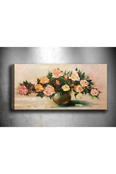 Tablo Center 30x90cm Çiçek Kanvas Tablo