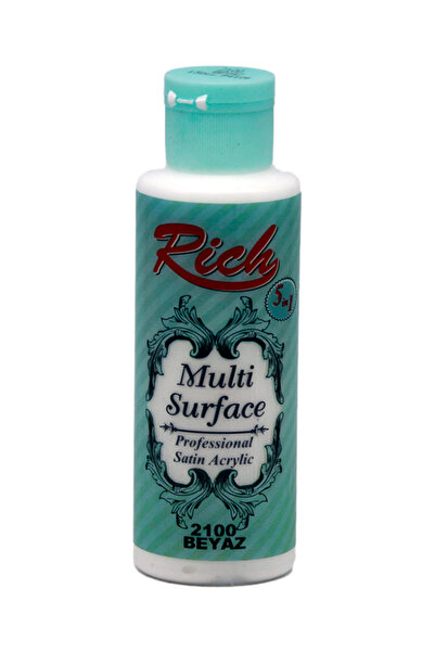 Rich Multi Surface Her Yüzey İçin Akrilik Boya 130 cc. - 2100 Beyaz 5668551