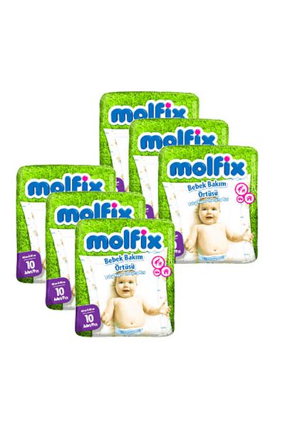 Molfix Baby Care Cover 60x60 Cm 10 Pack x 6 Pieces