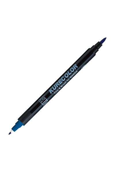 Zig Zıg Kurecolor Cartoonist Fine & Brush Marker Cnkc2200 Double Ended Manga and Graphic Marker No:319 Menth