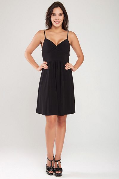 Laranor Women's Black Rope Strap Dress 18L6345