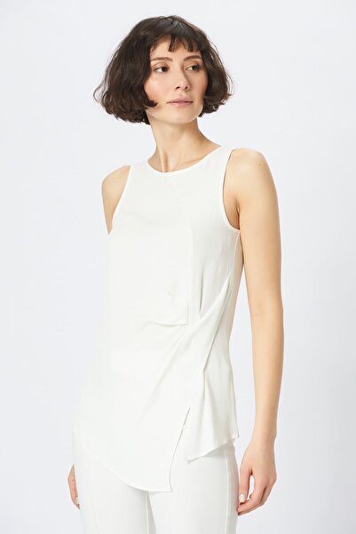 Koton Tricou de corp de damă ecru 8YAK33523EX