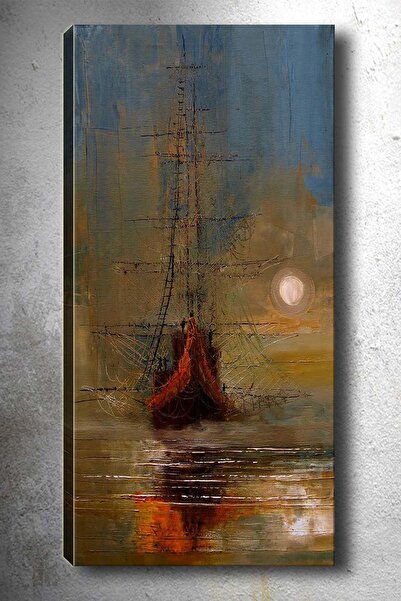 Tablo Center 30x90cm Dekoratif  Kanvas Tablo