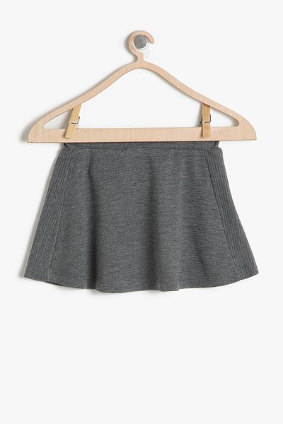 Koton Anthracite Baby Girl Skirt