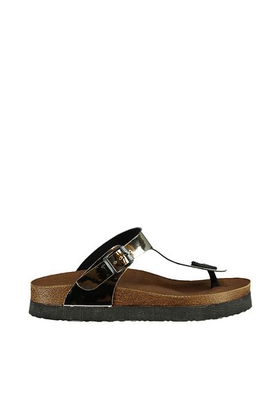 Fox Shoes Zlaté dámské pantofle B777731034