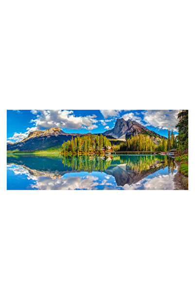 Castorland 600 Parça Kanada Emerald Gölü Panoramik Puzzle